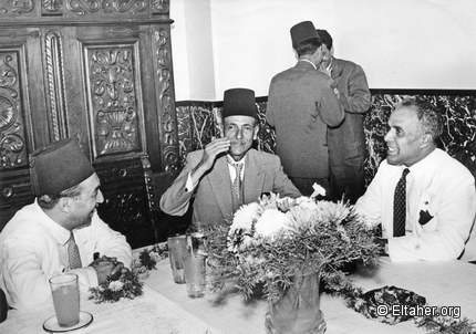 1956 - Mongi Slim and Eltaher Saluting